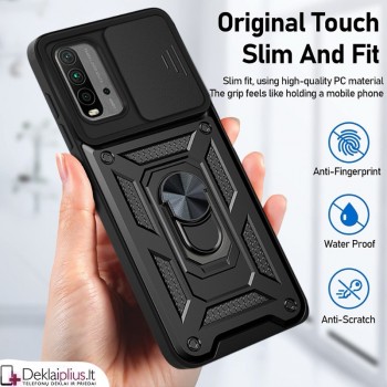 5in1 smūgiams atsparus dėklas su kameros apsauga - juodas (Xiaomi Redmi 9T/Poco M3) 5in1 smūgiams atsparus dėklas su kameros apsauga - juodas (Xiaomi Redmi 9T/Poco M3)